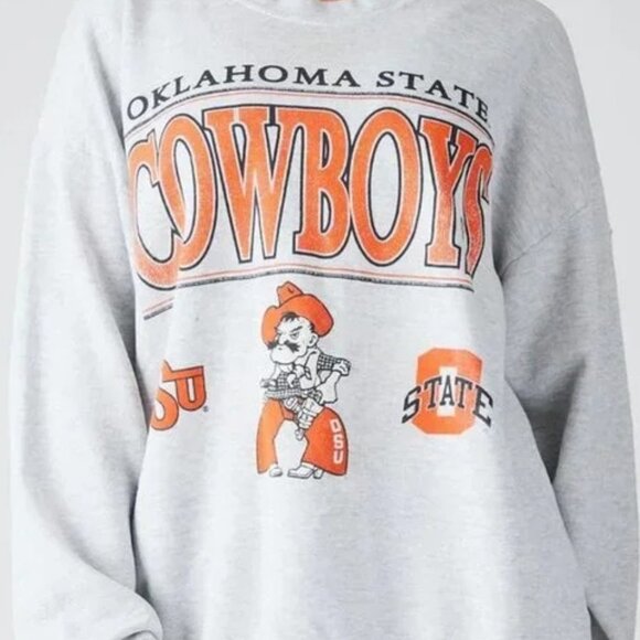 Vtg NCAA Oklahoma State Cowboys Logo Sweatshirt, Oklahoma State Cowboys Shirt - Picture 1 of 2